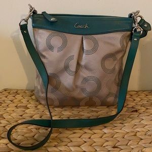 NWT Coach Ashley Dotted Hippie Crossbody